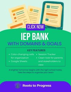 Illustration for an IEP Bank with key features and a call to action