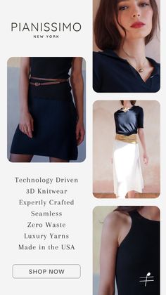 Collage of women modeling various clothing items and accessories