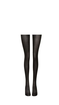 Pair of black tights on a white background