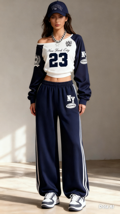 Woman in a baseball cap and casual athletic wear indoors with soft lighting