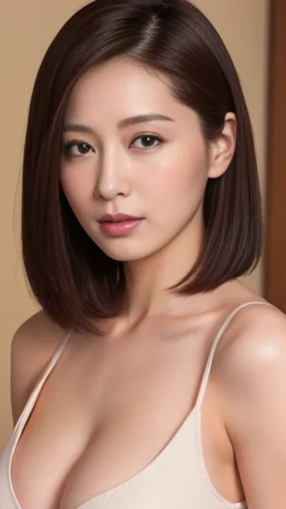 Woman with short brown hair wearing a light-colored top, upper body portrait